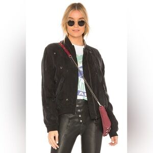 Rails The Ace Studded Bomber Jacket